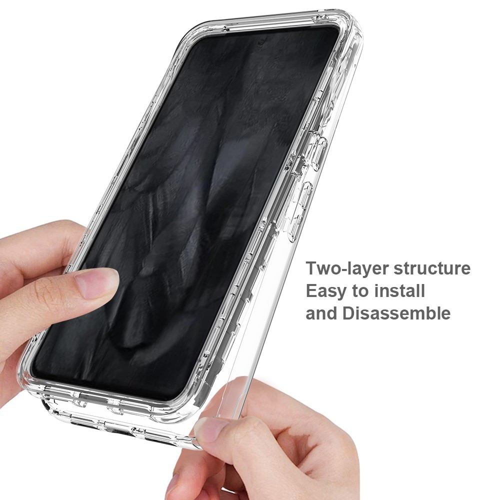 Coque de couverture complète Google Pixel 8 Pro, transparent