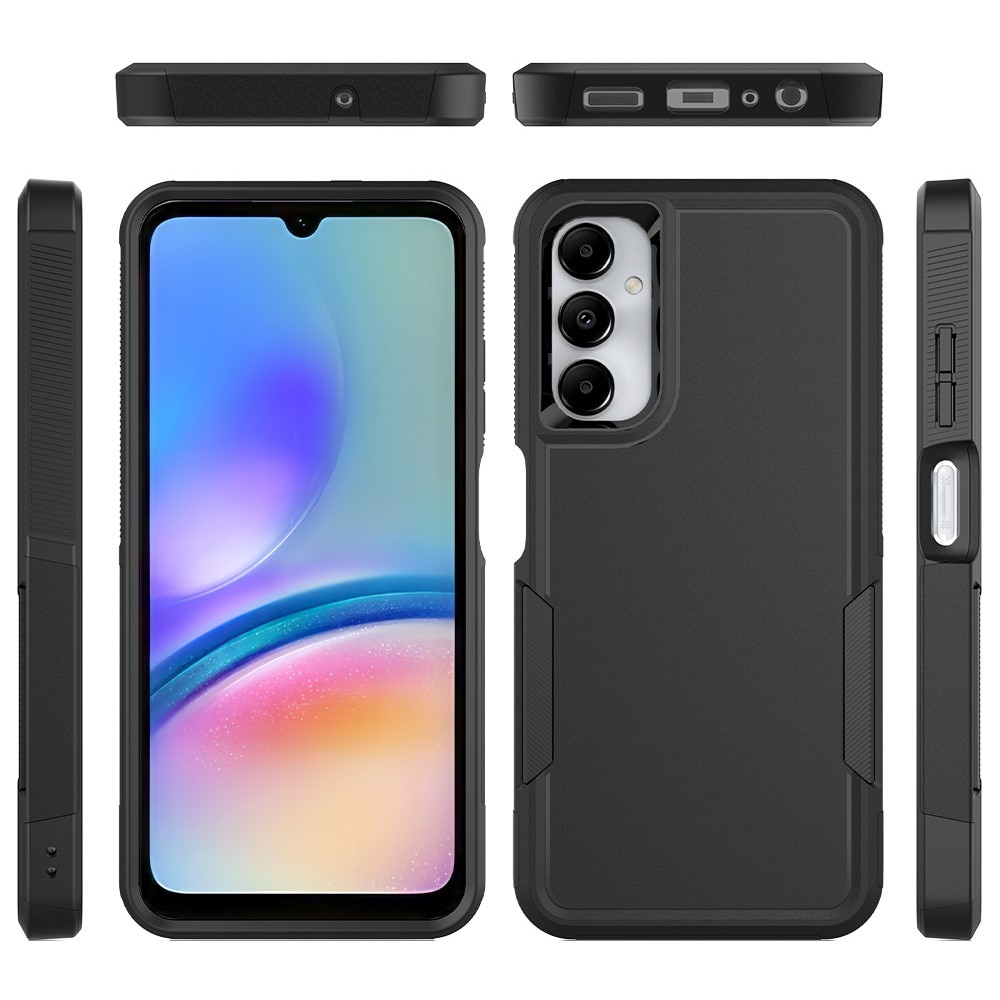 Coque hybride Off-road Samsung Galaxy A05s, noir