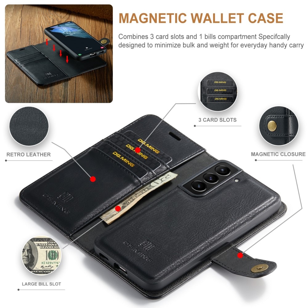 Étui portefeuille Magnet Wallet Samsung Galaxy S24, Black