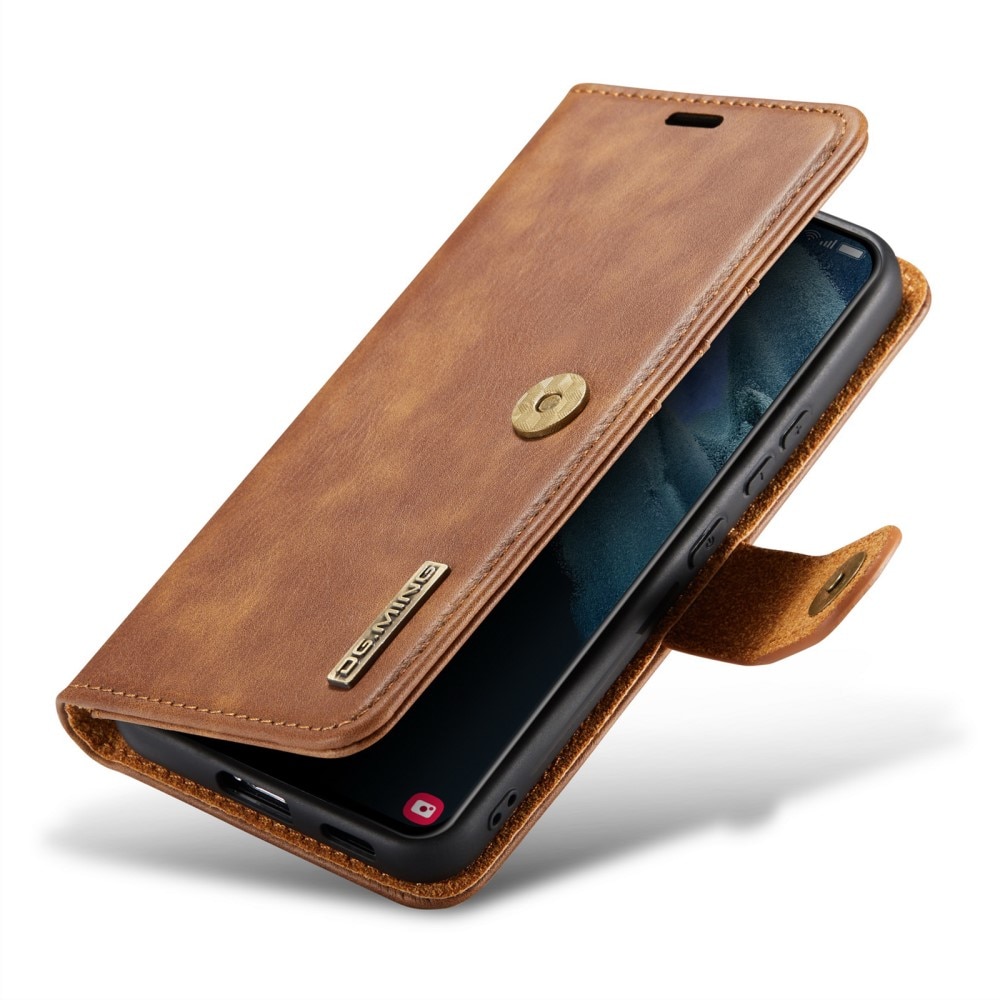 Étui portefeuille Magnet Wallet Samsung Galaxy S24 Plus, Cognac