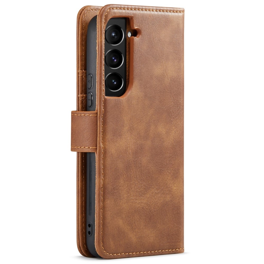 Étui portefeuille Magnet Wallet Samsung Galaxy S24 Plus, Cognac