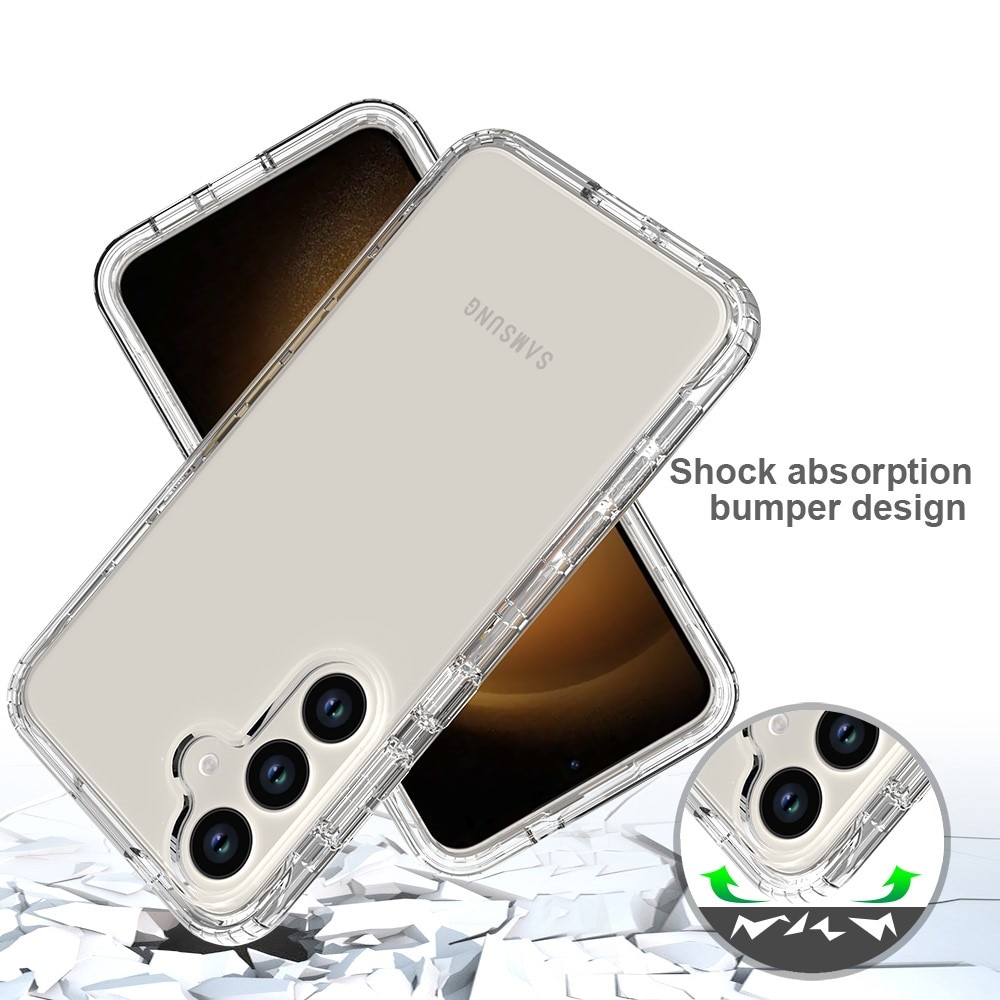 Coque de couverture complète Samsung Galaxy S24, transparent