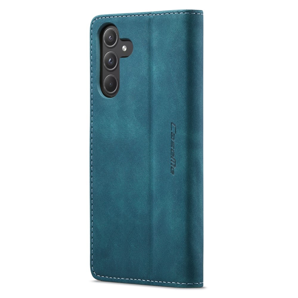 Étui portefeuille mince Samsung Galaxy A55, Bleu