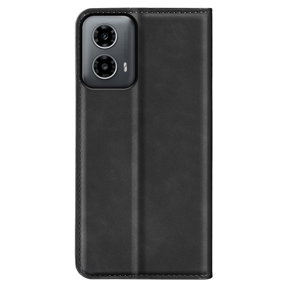 Coque portefeuille mince Motorola Moto G34, Noir