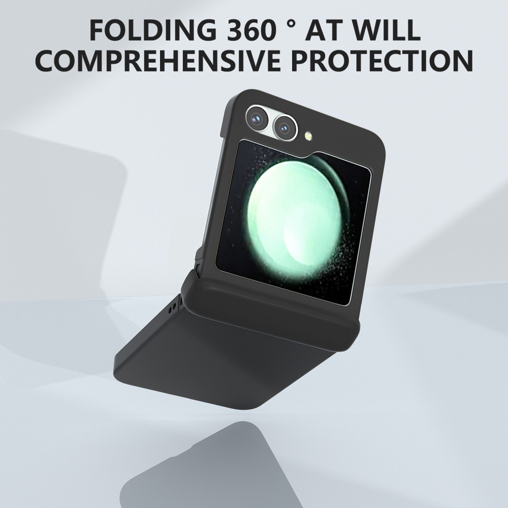 Coque dures caoutchoutées Hinge Protection Samsung Galaxy Z Flip 6, noir