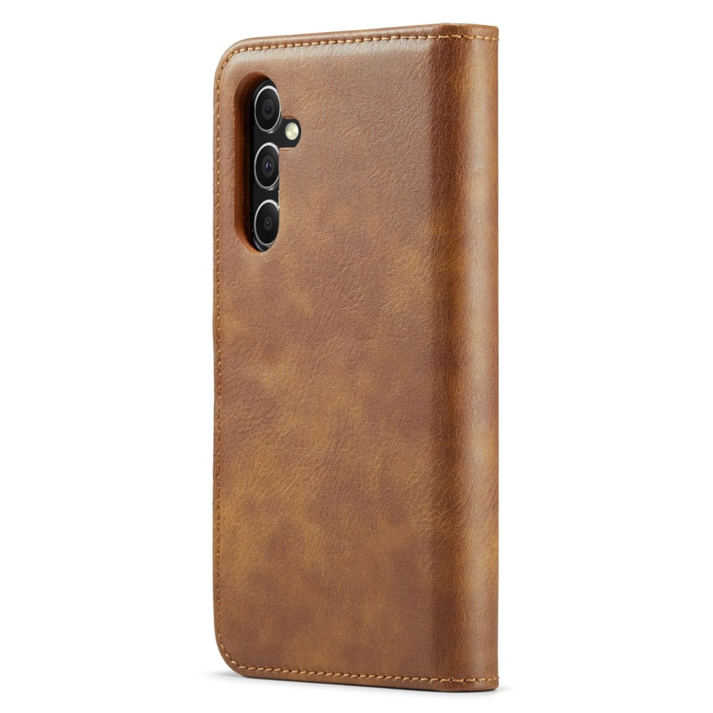 Étui portefeuille Magnet Wallet Samsung Galaxy A55, Cognac