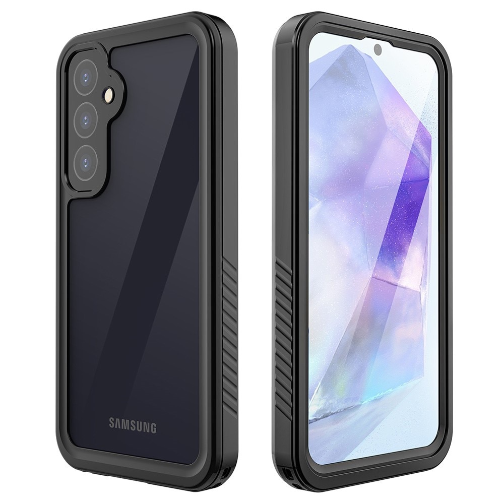 Coque étanche Samsung Galaxy A55, transparent