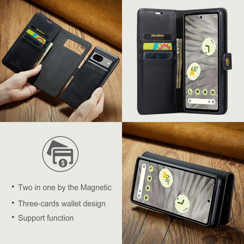 Étui portefeuille Magnet Wallet Google Pixel 9 Pro XL, Black