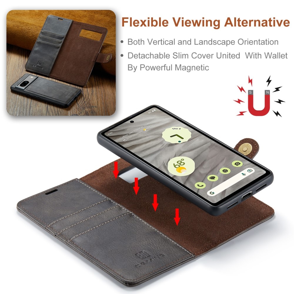 Étui portefeuille Magnet Wallet Google Pixel 9 Pro XL, Brown