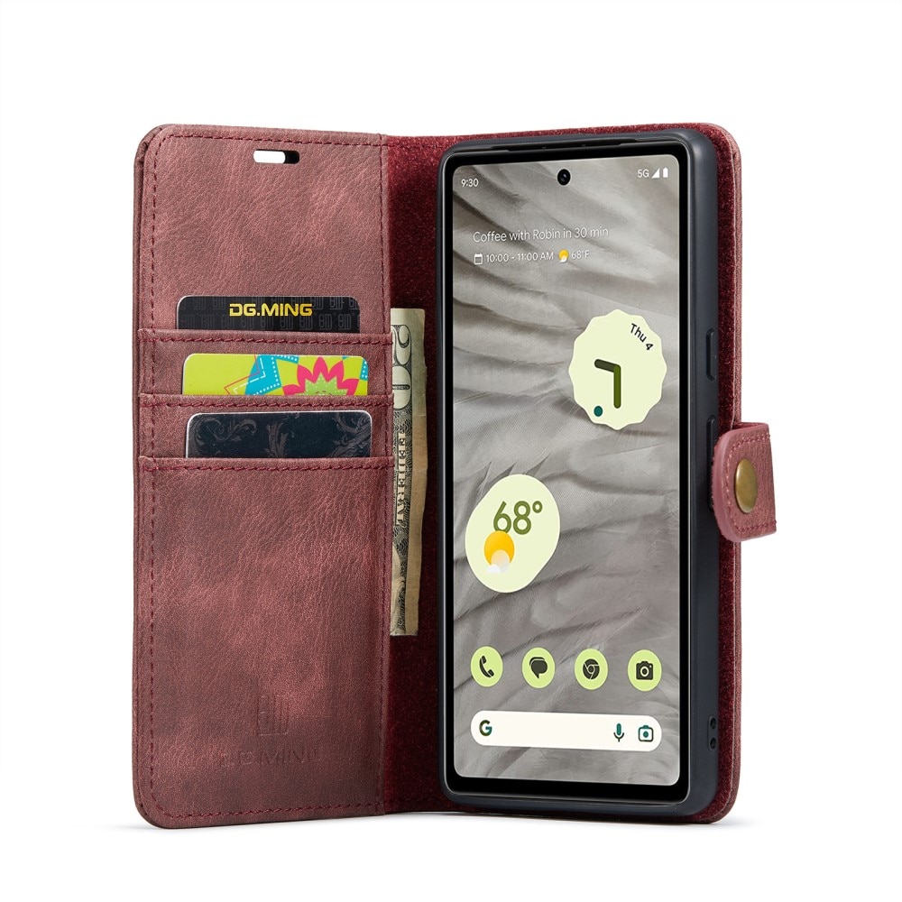 Étui portefeuille Magnet Wallet Google Pixel 9 Pro XL, Red