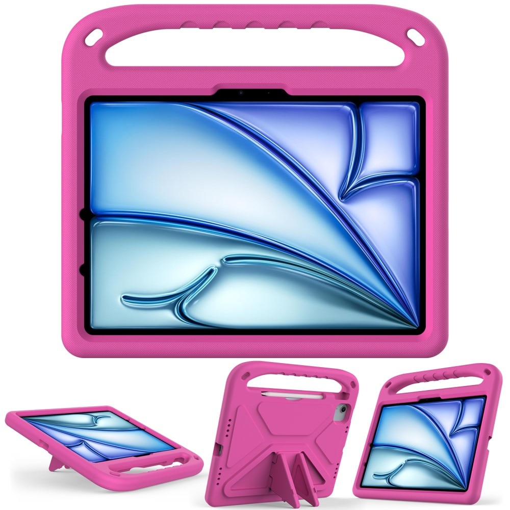 Coque EVA avec poignée pour enfants pour iPad Pro 11 5th Gen (2024), rose