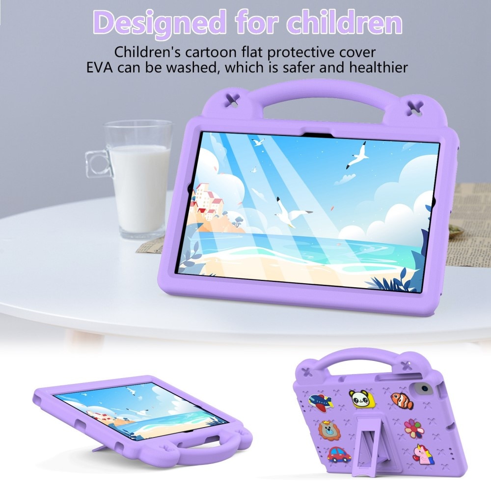 Kickstand Coque antichoc pour enfants Samsung Galaxy Tab A8 10.5, violet