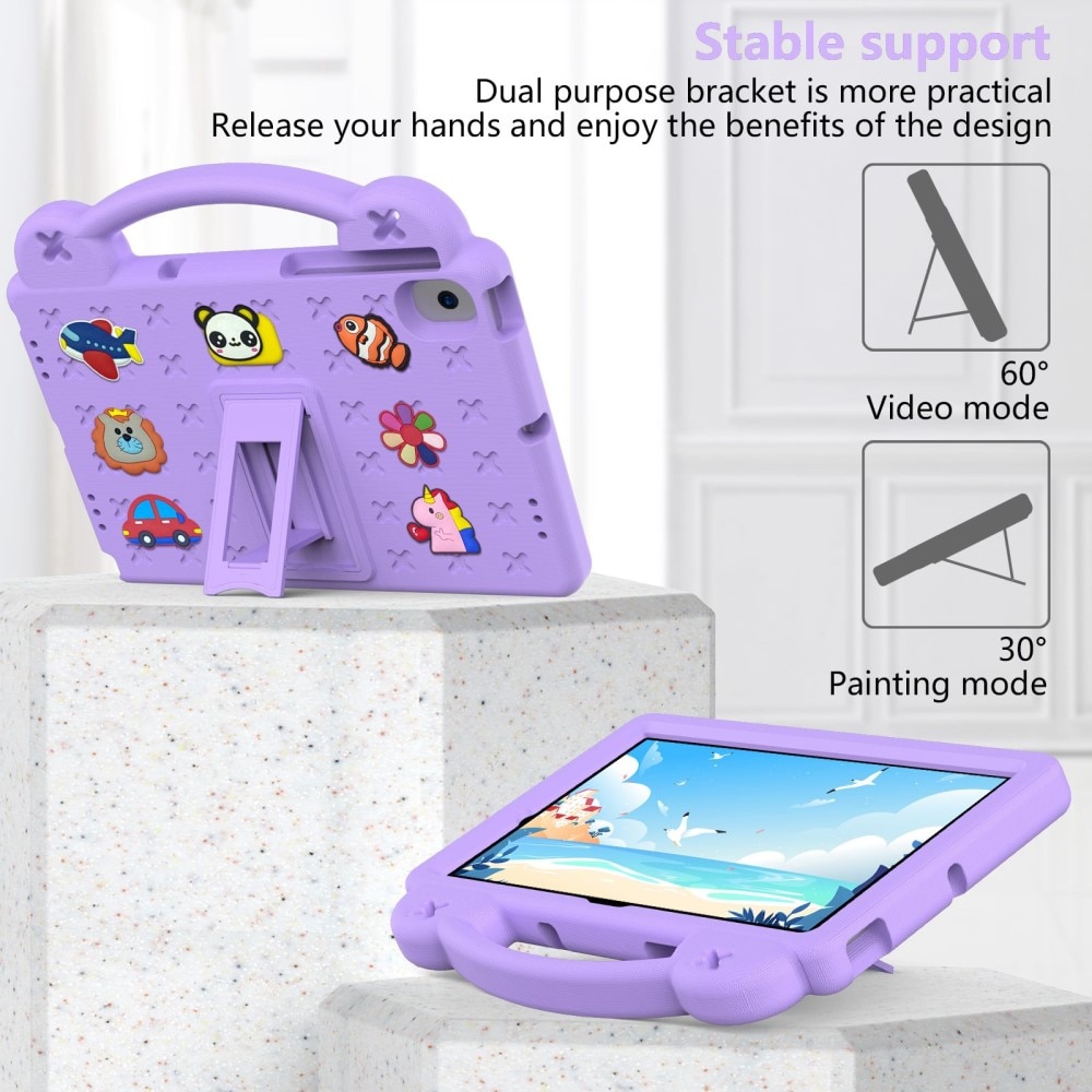 Kickstand Coque antichoc pour enfants Samsung Galaxy Tab A8 10.5, violet