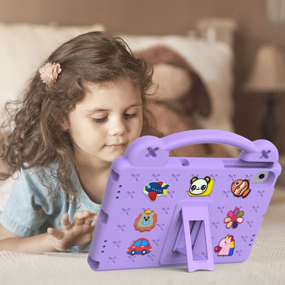 Kickstand Coque antichoc pour enfants Samsung Galaxy Tab A8 10.5, violet