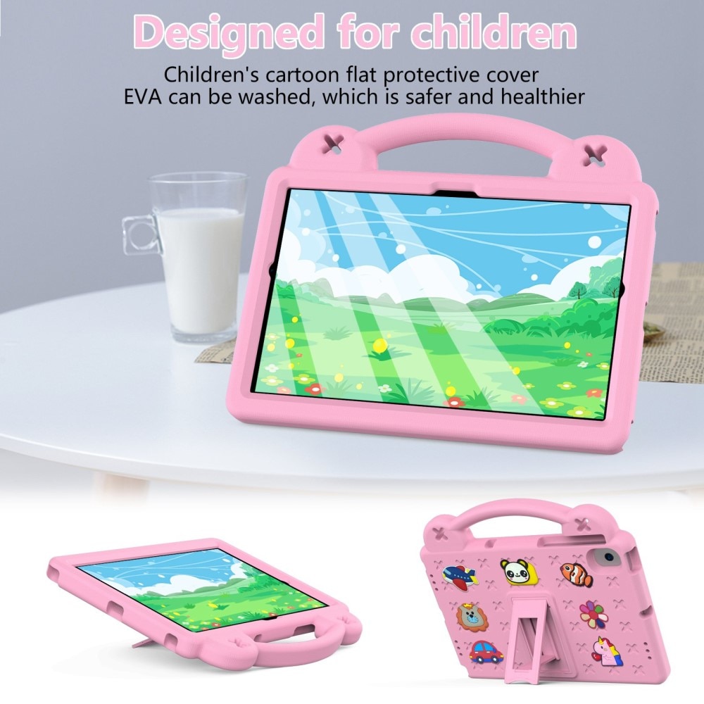 Kickstand Coque antichoc pour enfants Samsung Galaxy Tab A8 10.5, rose