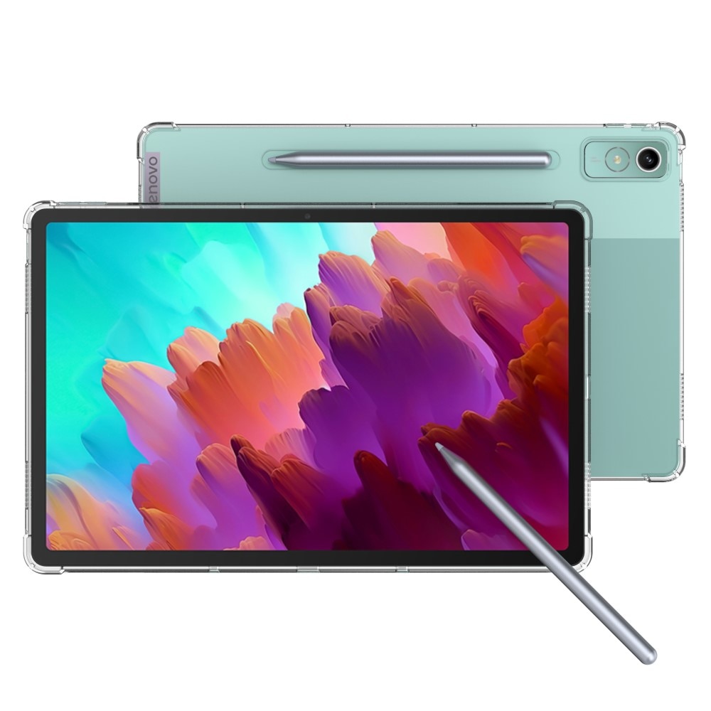 Coque TPU résistant aux chocs Lenovo Tab P12, transparent