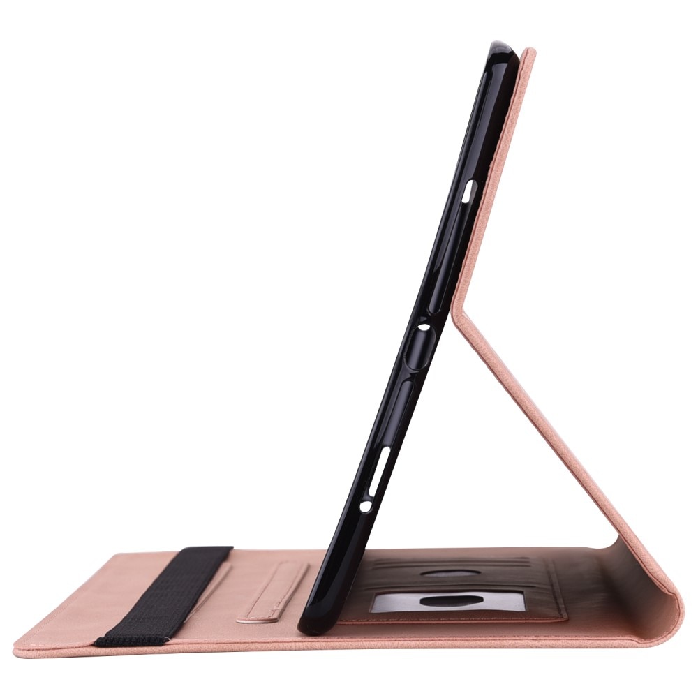 Étui en cuir avec papillons Lenovo Tab M10 5G, rose