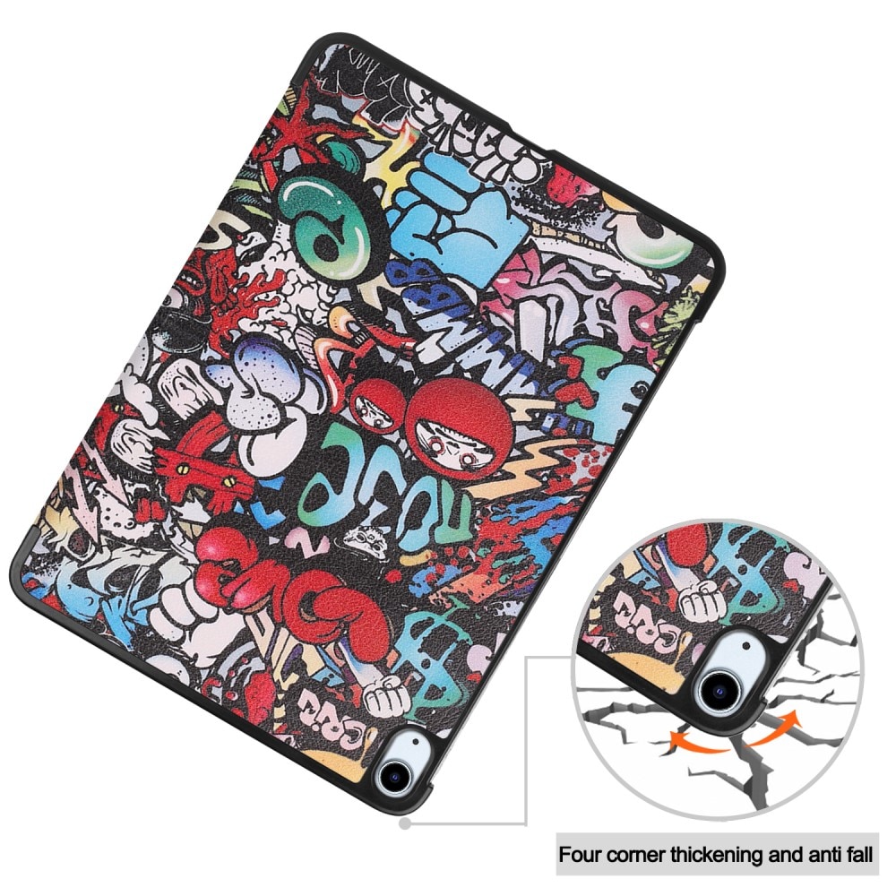 Étui Tri-Fold Apple iPad Air 11 7th Gen (2025), Graffiti