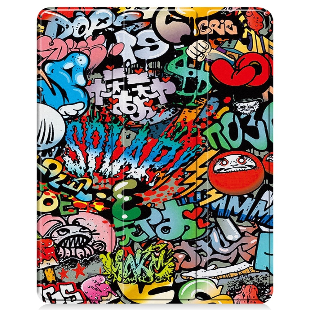 Étui Tri-Fold Apple iPad Air 13 2nd Gen (2025), Graffiti