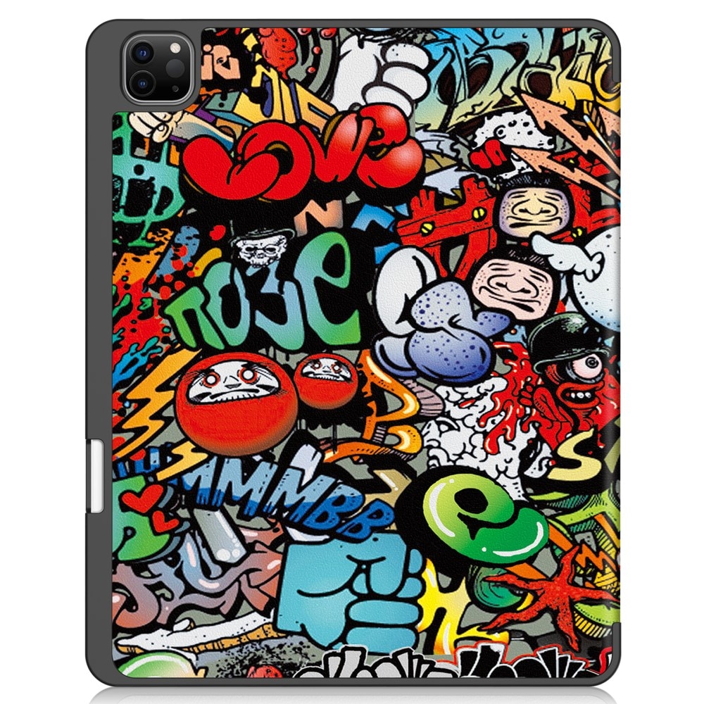 Étui Tri-Fold Apple iPad Air 13 2nd Gen (2025), Graffiti