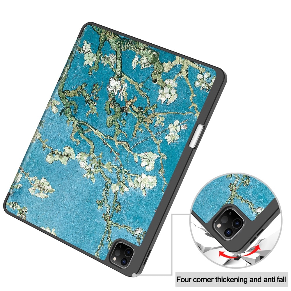 Étui Tri-Fold Apple iPad Air 13 2nd Gen (2025), Fleurs de cerisier