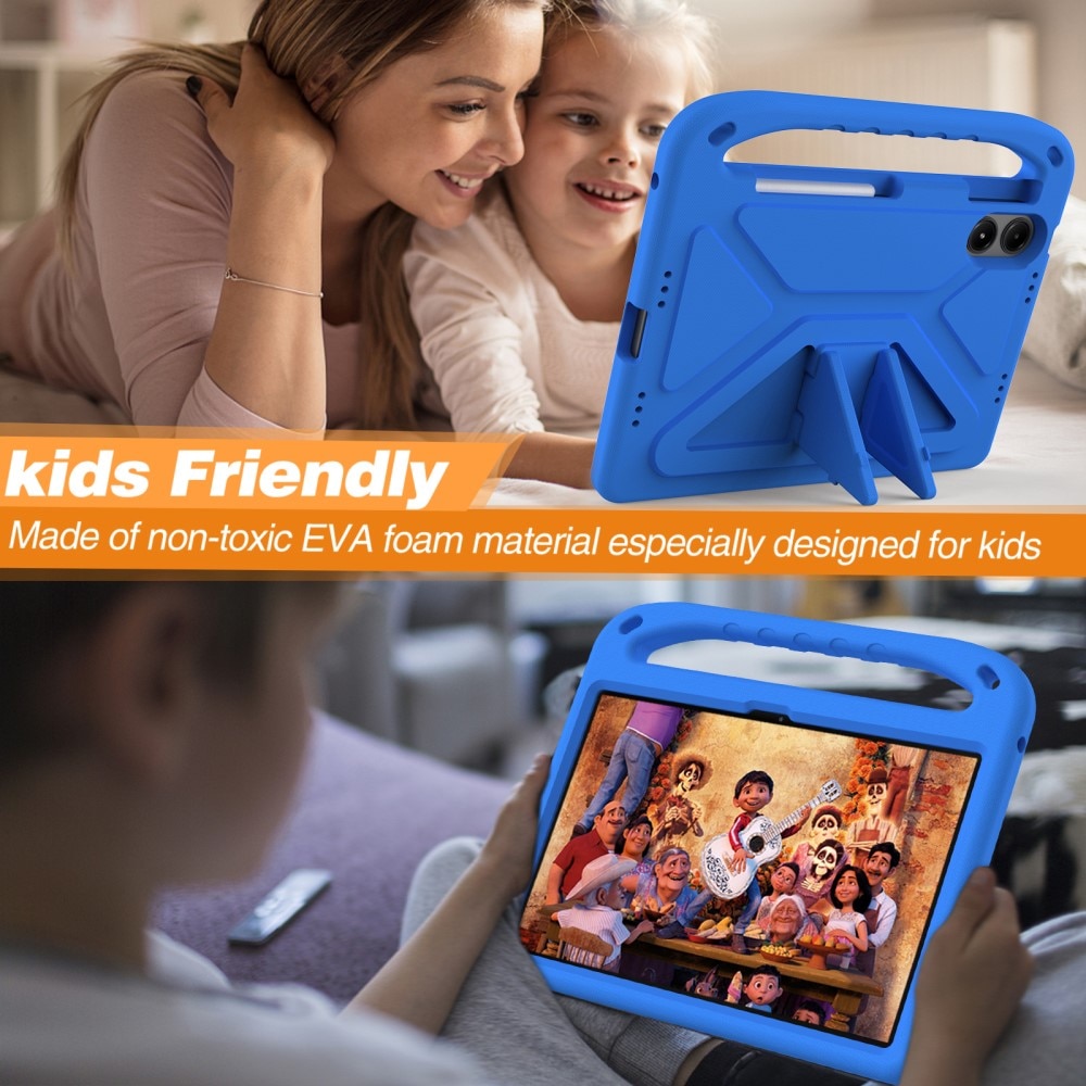 Coque EVA avec poignée pour enfants pour Xiaomi Redmi Pad Pro, bleu