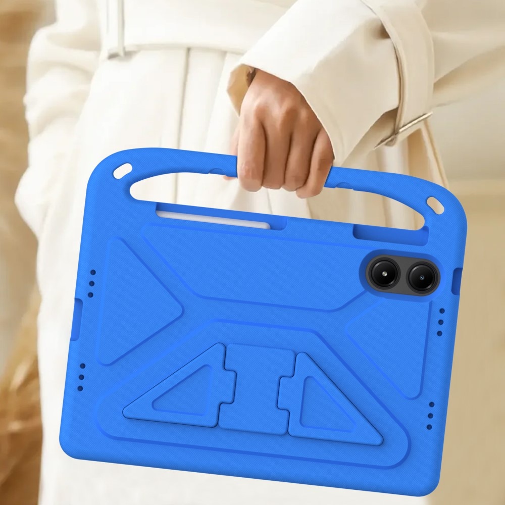 Coque EVA avec poignée pour enfants pour Xiaomi Redmi Pad Pro, bleu