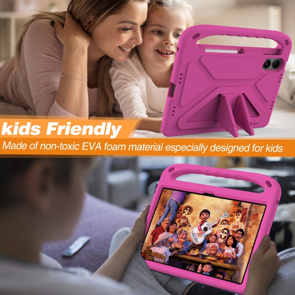 Coque EVA avec poignée pour enfants pour Xiaomi Redmi Pad Pro, rose