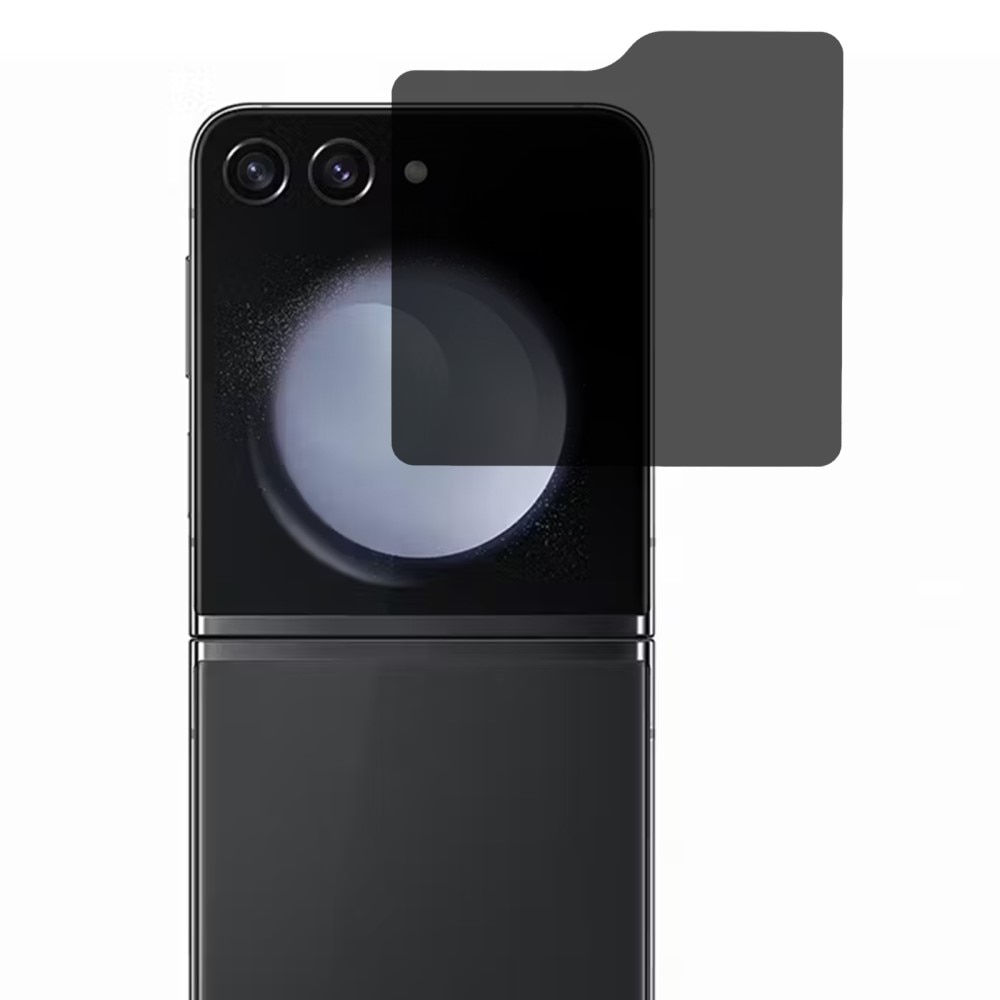 Protection d'écran arriere en verre trempé de confidentialité Samsung Galaxy Z Flip 6