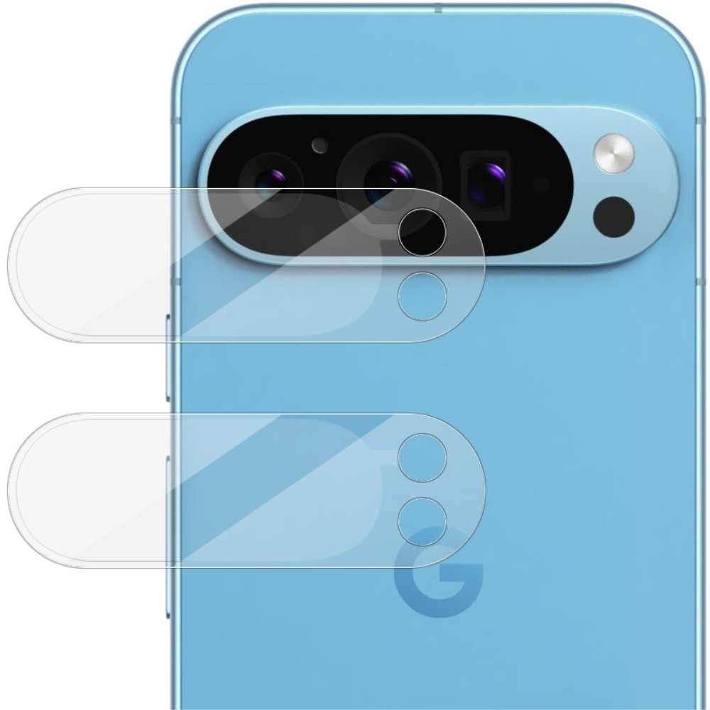 Protecteur de lentille en verre trempé 0,2 mm (2 pièces) Google Pixel 9 Pro, transparent