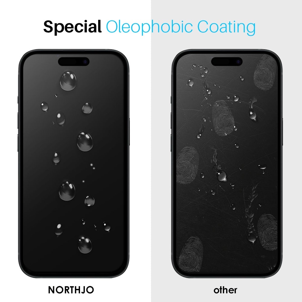 Protecteur d'écran en verre trempé iPhone 16 Pro (2 pièces)