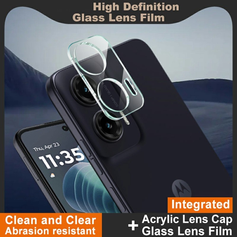 Protecteur de lentille en verre trempé 0,2 mm Motorola Moto G35, transparent