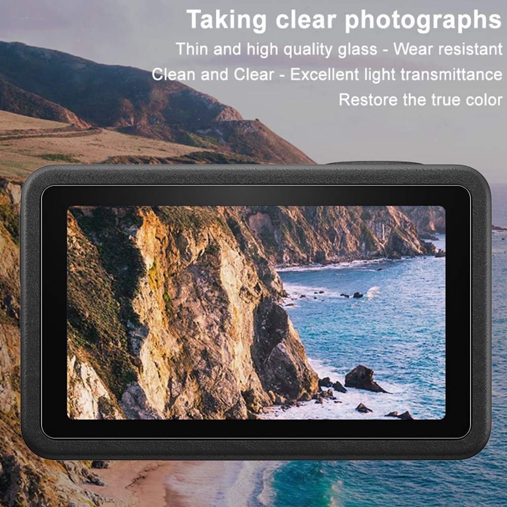 Verre trempé à couverture complète DJI Osmo Action 5 Pro Black