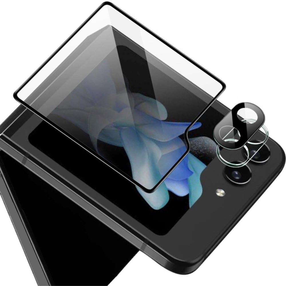 Imak Protecteur d'objectif + Protection d'écran arriere en verre trempé  Samsung Galaxy Z Flip 5, noir