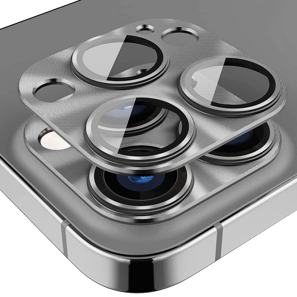 Hat Prince Protecteur d'objectif aluminium verre trempé iPhone 15 Pro Max  Transparent