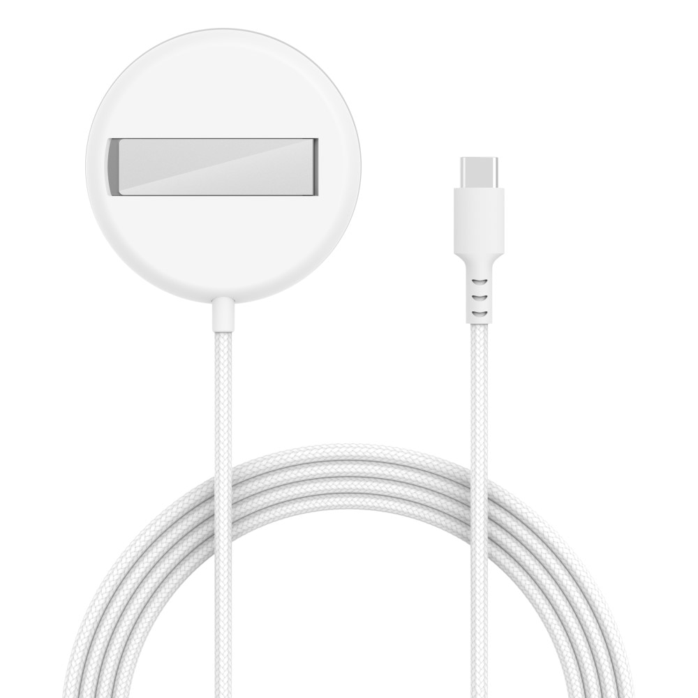 Chargeur Sans Fil Qi2 15W MagSafe avec Support, blanc