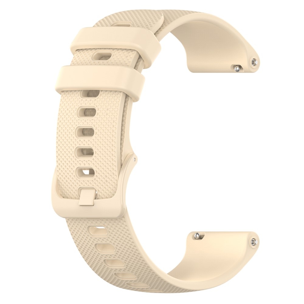 Bracelet en silicone Garmin Vivoactive 4s, beige