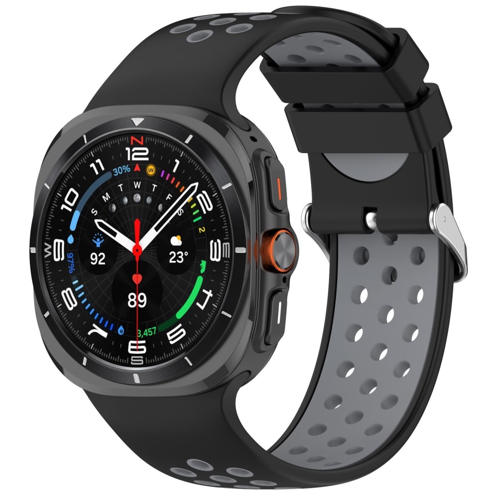 Sport Bracelet en Samsung Galaxy Watch Ultra 47mm, noir