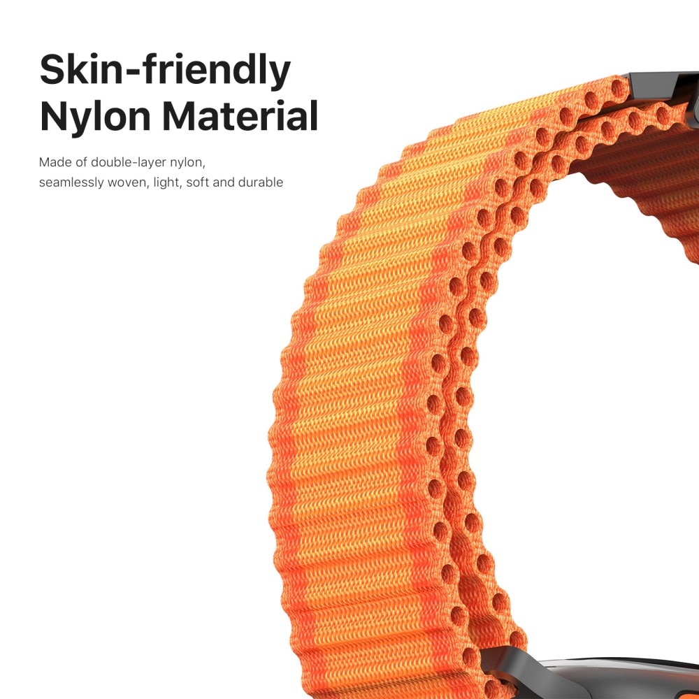 Bracelet en Active Nylon Apple Watch Series 1-3 42mm, orange