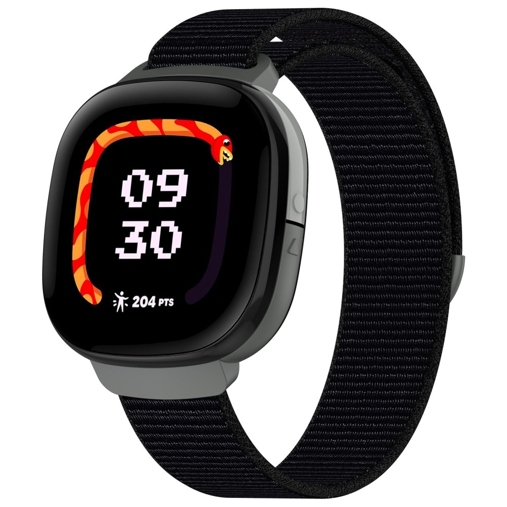 Bracelet en nylon Fitbit Ace LTE, noir