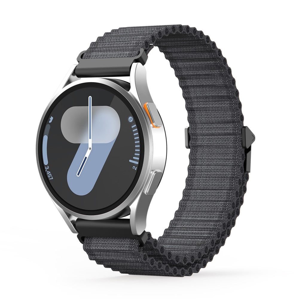 Bracelet en Active Nylon Samsung Galaxy Watch 7 44mm, gris