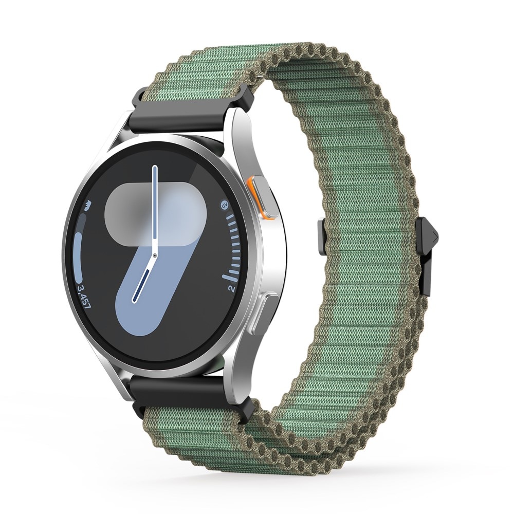 Bracelet en Active Nylon Samsung Galaxy Watch 7 40mm, vert