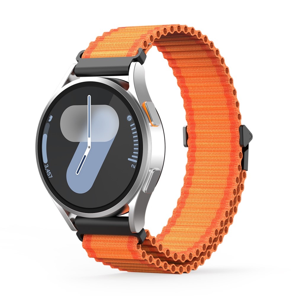 Bracelet en Active Nylon Samsung Galaxy Watch 7 44mm, orange