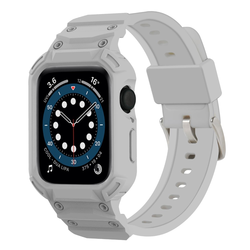 Bracelet avec coque Aventure Apple Watch Series 10 46mm, gris