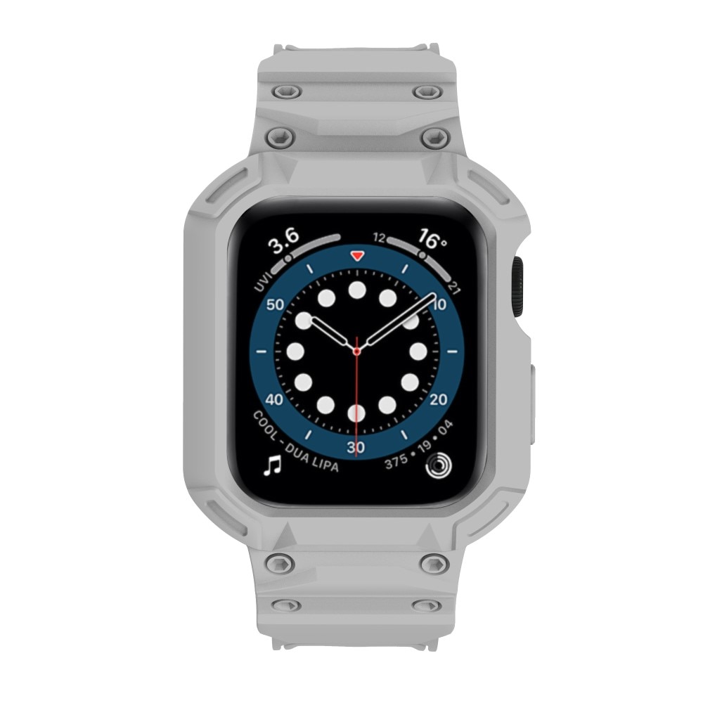 Bracelet avec coque Aventure Apple Watch Series 10 46mm, gris