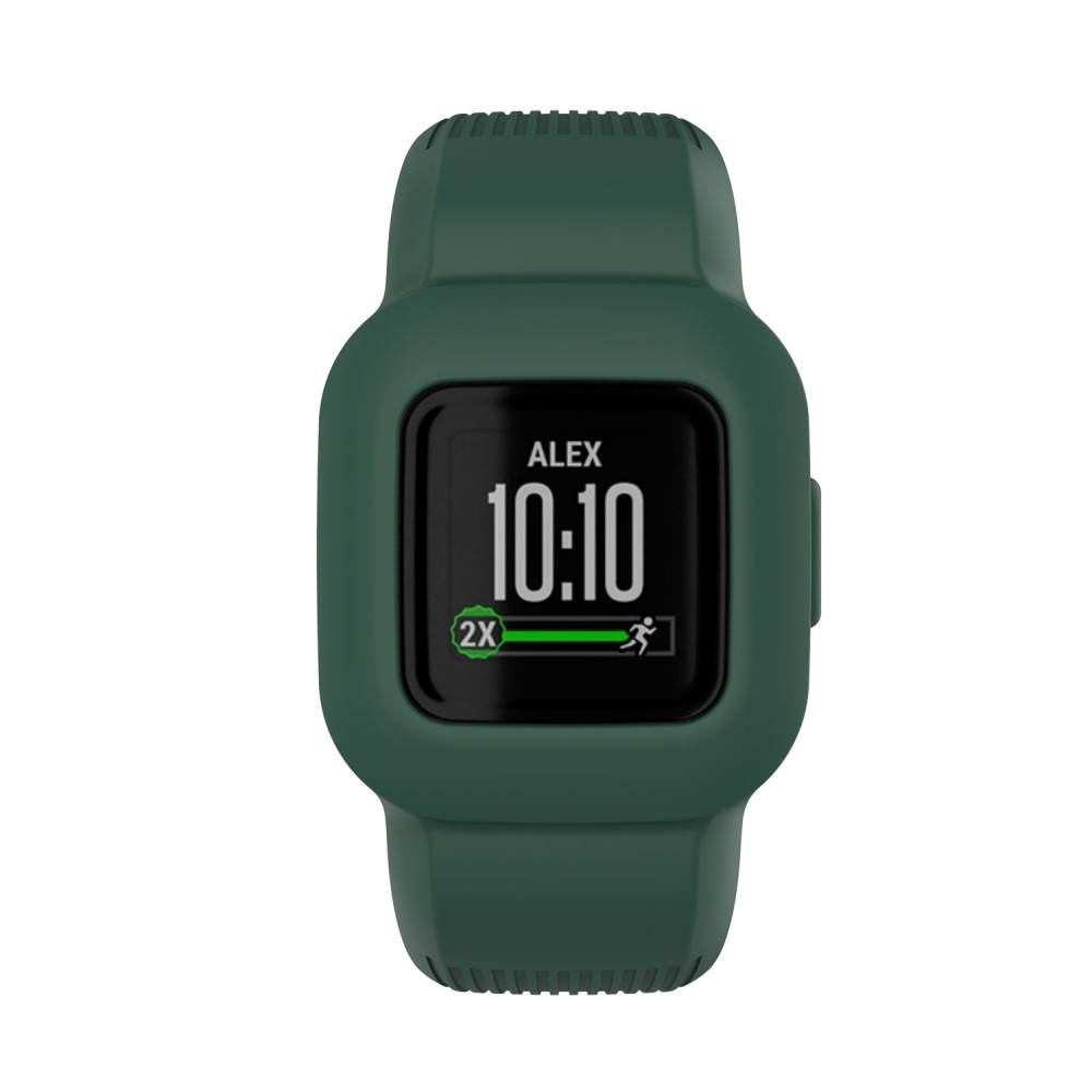 Bracelet en silicone Garmin Vivofit Jr. 3, vert