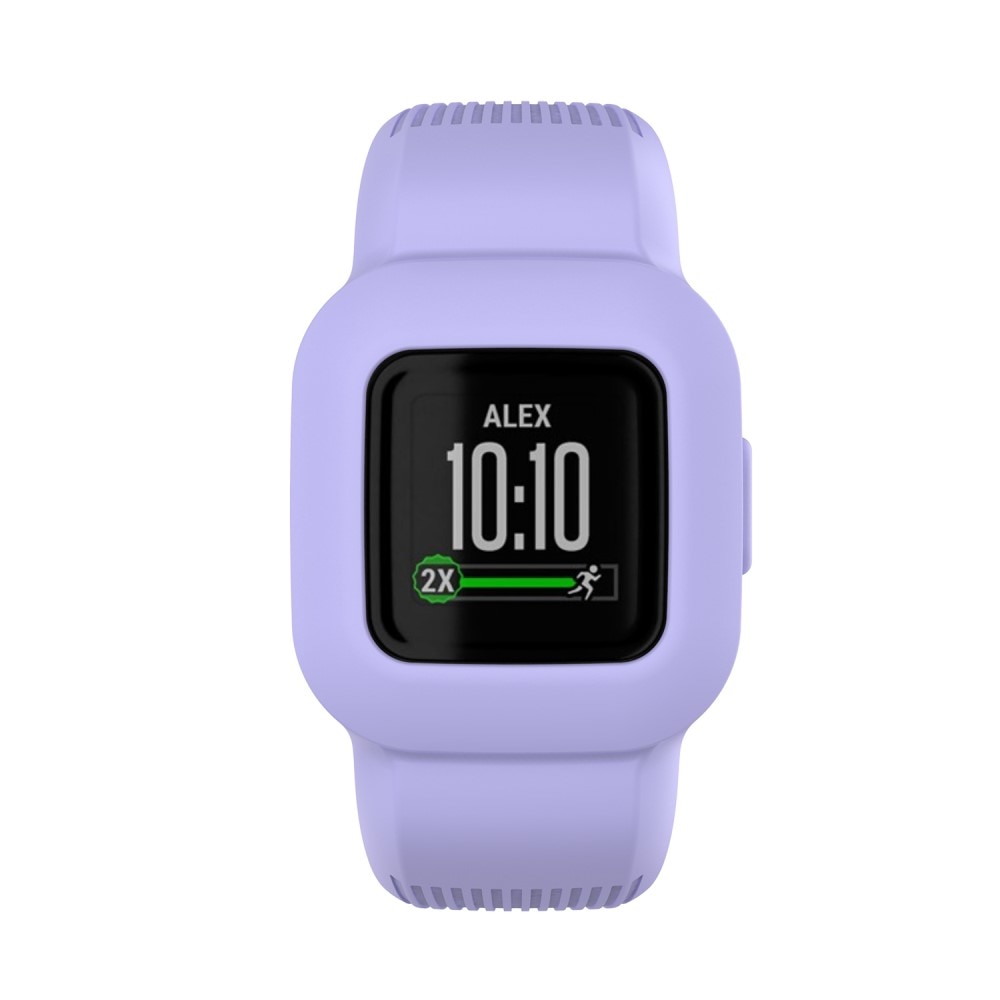 Bracelet en silicone Garmin Vivofit Jr. 3, violet