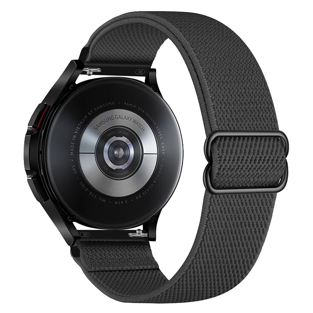 Bracelet extensible en nylon Huawei Watch Buds, gris foncé
