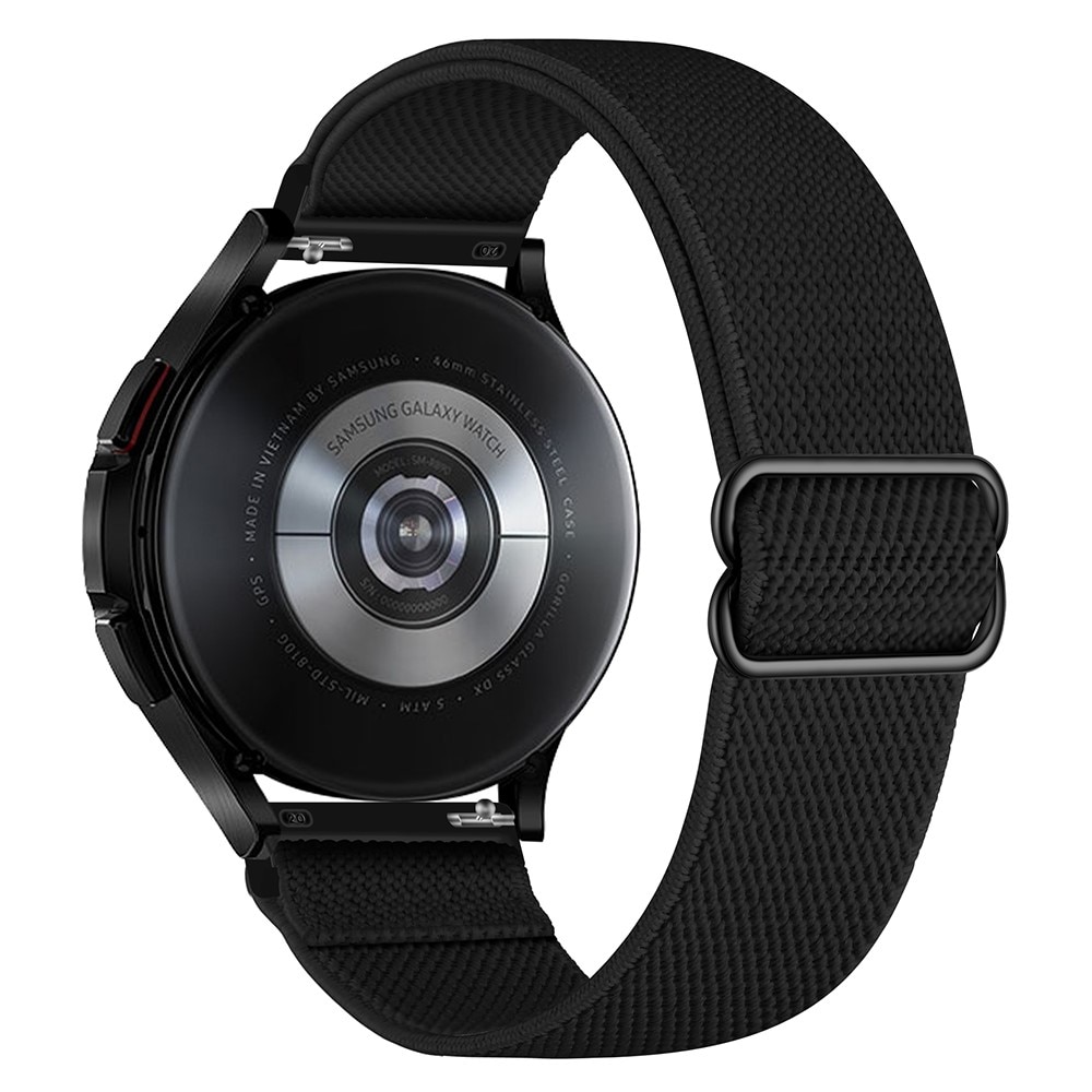 Bracelet extensible en nylon OnePlus Watch 2, noir