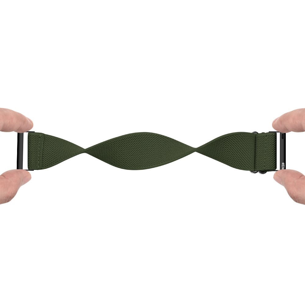 Bracelet extensible en nylon Suunto 9 Peak Pro, vert